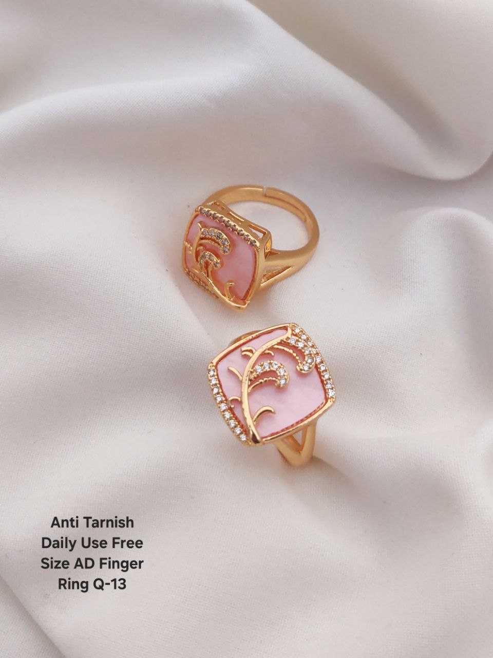 Ynf Brass KESH193 Womens Jewellery Wholesale Diamond Rings AD Diamond Rings Finger Rings Manufacturer