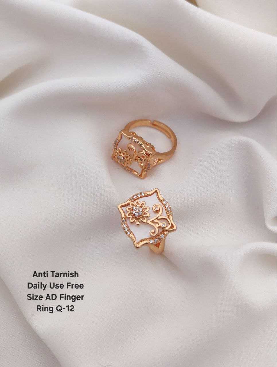Ynf Brass KESH193 Womens Jewellery Wholesale Diamond Rings AD Diamond Rings Finger Rings Manufacturer