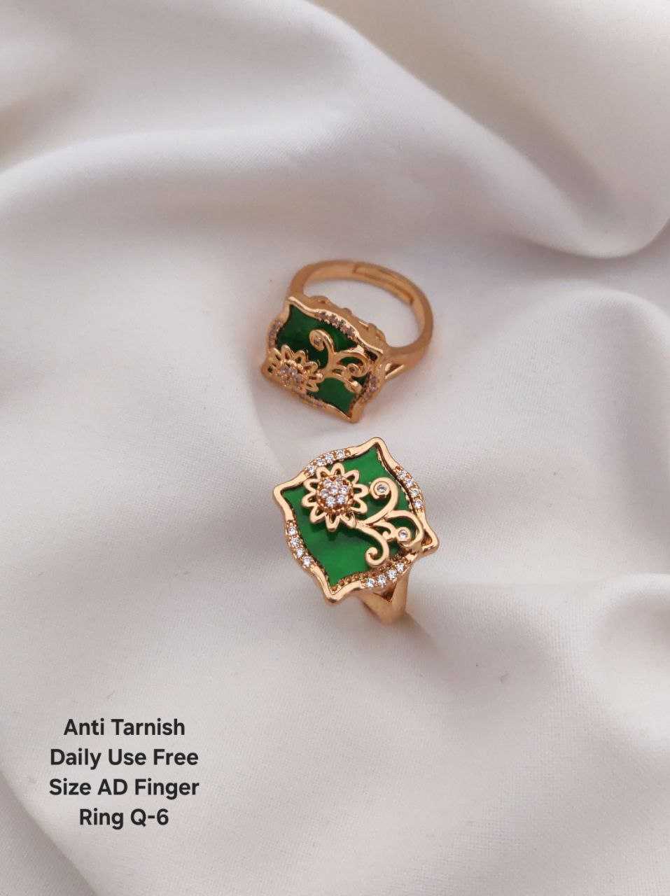 Ynf Brass KESH193 Womens Jewellery Wholesale Diamond Rings AD Diamond Rings Finger Rings Manufacturer