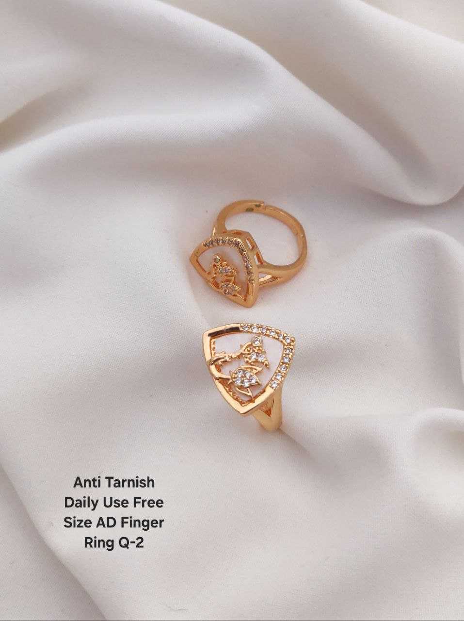 Ynf Brass KESH193 Womens Jewellery Wholesale Diamond Rings AD Diamond Rings Finger Rings Manufacturer