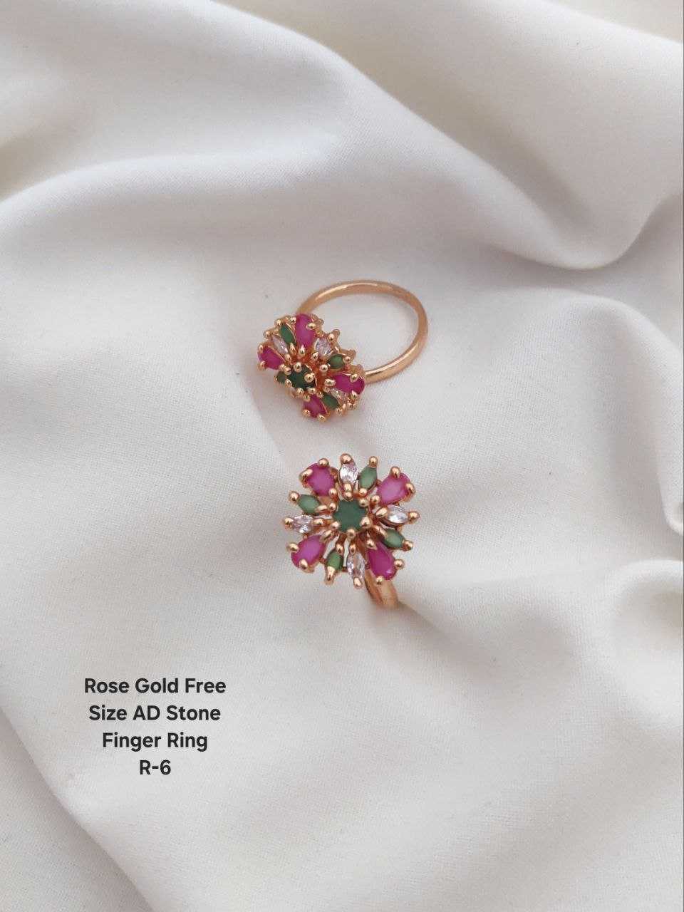 Ynf Brass KESH193 Womens Jewellery Wholesale Diamond Rings Fancy Earrings AD Diamond Rings Manufacturer