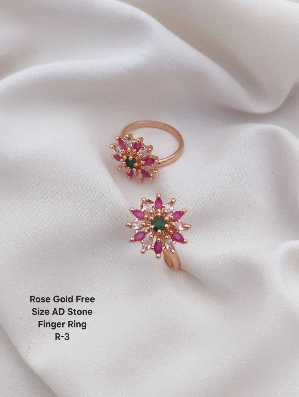 Ynf Brass KESH193 Womens Jewellery Wholesale Diamond Rings Fancy Earrings AD Diamond Rings Manufacturer
