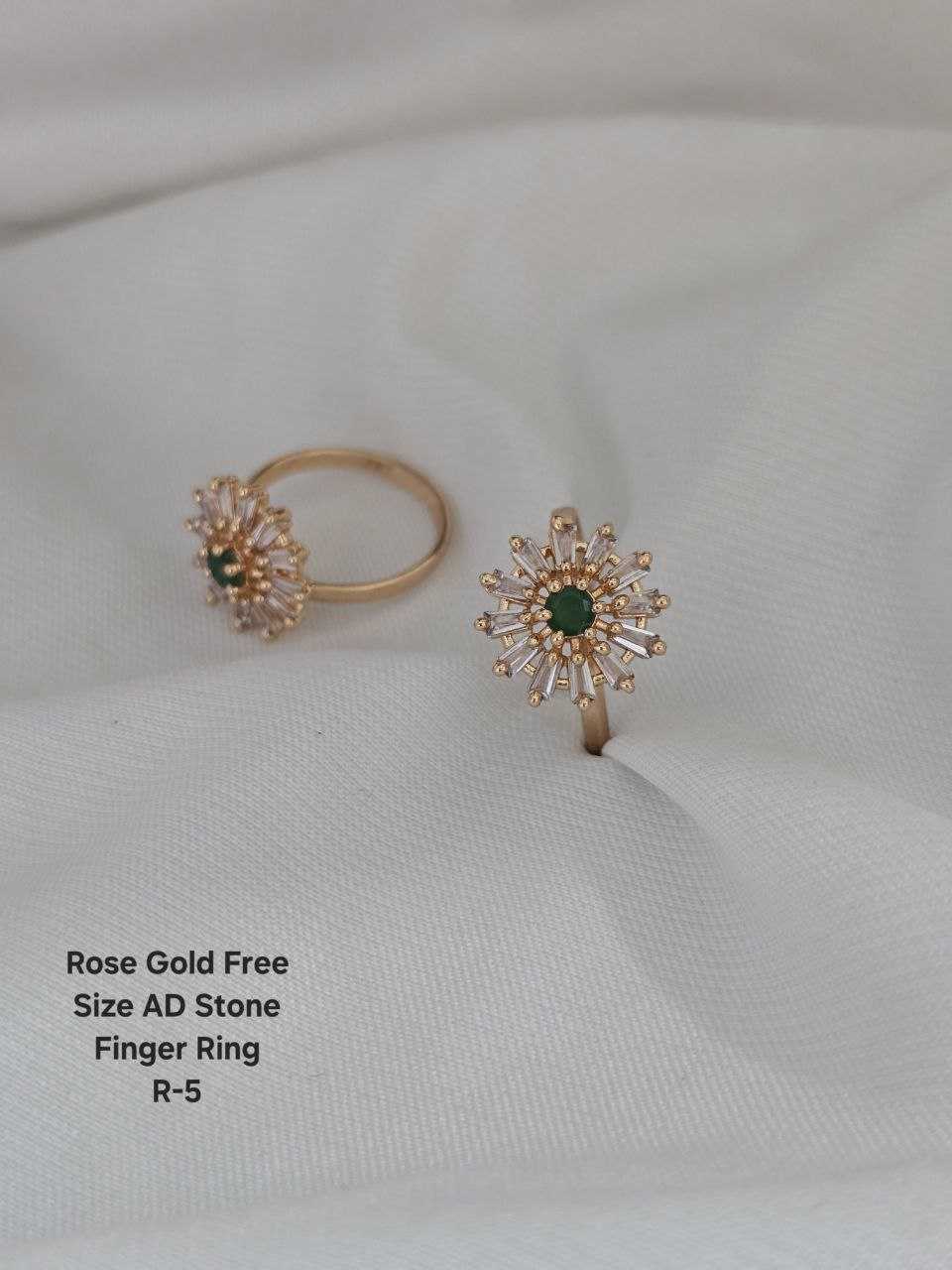 Ynf Brass KESH193 Womens Jewellery Wholesale Diamond Rings Fancy Earrings AD Diamond Rings Manufacturer