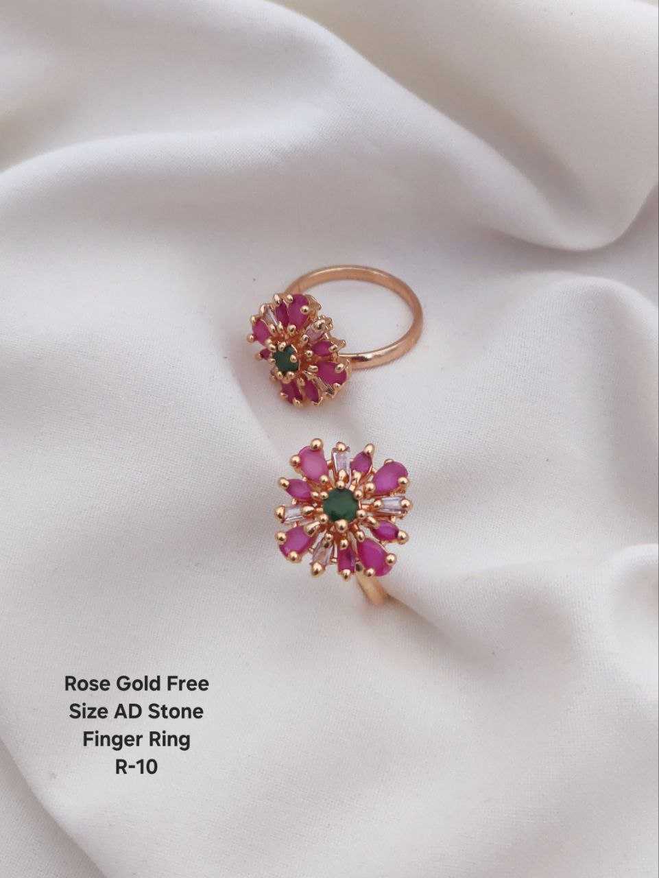 Ynf Brass KESH193 Womens Jewellery Wholesale Diamond Rings Fancy Earrings AD Diamond Rings Manufacturer