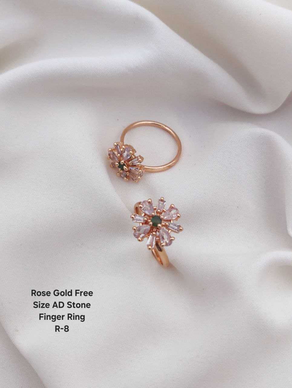 Ynf Brass KESH193 Womens Jewellery Wholesale Diamond Rings Fancy Earrings AD Diamond Rings Manufacturer