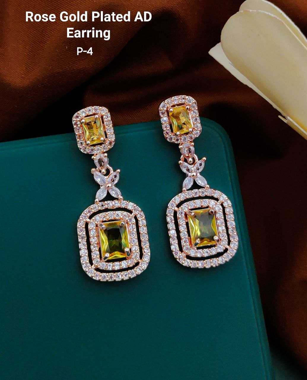 Ynf Brass KESH193 Womens Jewellery Wholesale Fancy Earrings AD Diamond Earring Artificial Earring Manufacturer