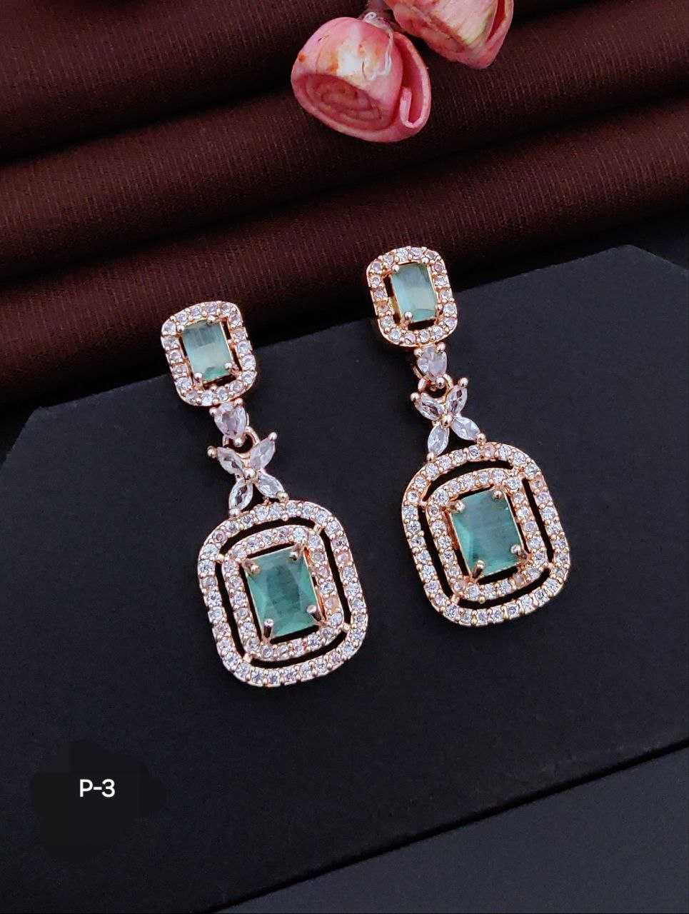 Ynf Brass KESH193 Womens Jewellery Wholesale Fancy Earrings AD Diamond Earring Artificial Earring Manufacturer