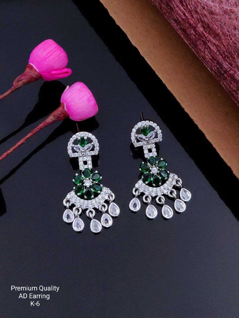 Ynf Brass KESH193 Womens Jewellery Wholesale Fancy Earrings AD Diamond Earring Artificial Earring Manufacturer