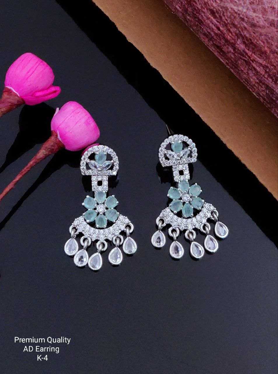 Ynf Brass KESH193 Womens Jewellery Wholesale Fancy Earrings AD Diamond Earring Artificial Earring Manufacturer