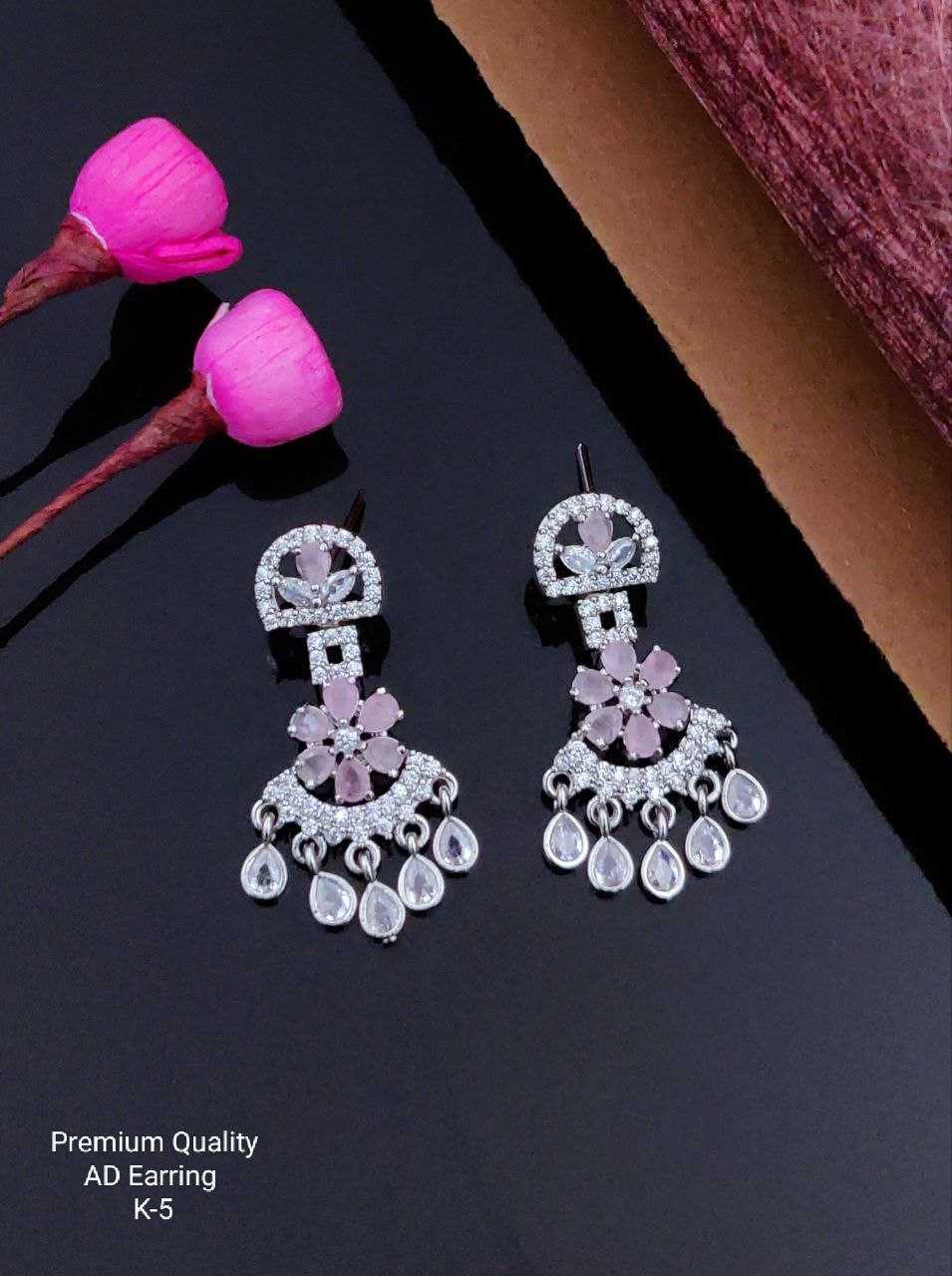 Ynf Brass KESH193 Womens Jewellery Wholesale Fancy Earrings AD Diamond Earring Artificial Earring Manufacturer
