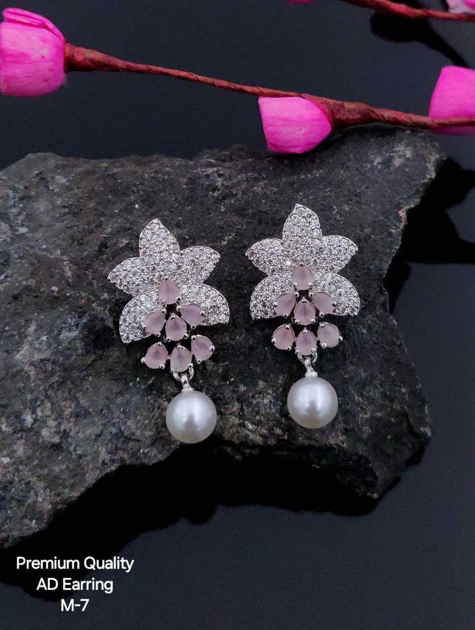 Ynf Brass KESH193 Womens Jewellery Wholesale Fancy Earrings AD Diamond Earring Artificial Earring Manufacturer