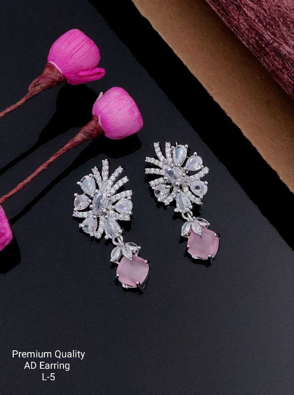 Ynf Brass KESH193 Womens Jewellery Wholesale Fancy Earrings AD Diamond Earring Artificial Earring Manufacturer