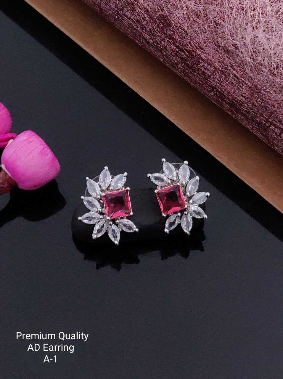 Ynf Brass KESH193 Womens Jewellery Wholesale Fancy Earrings AD Diamond Earring Artificial Earring Manufacturer