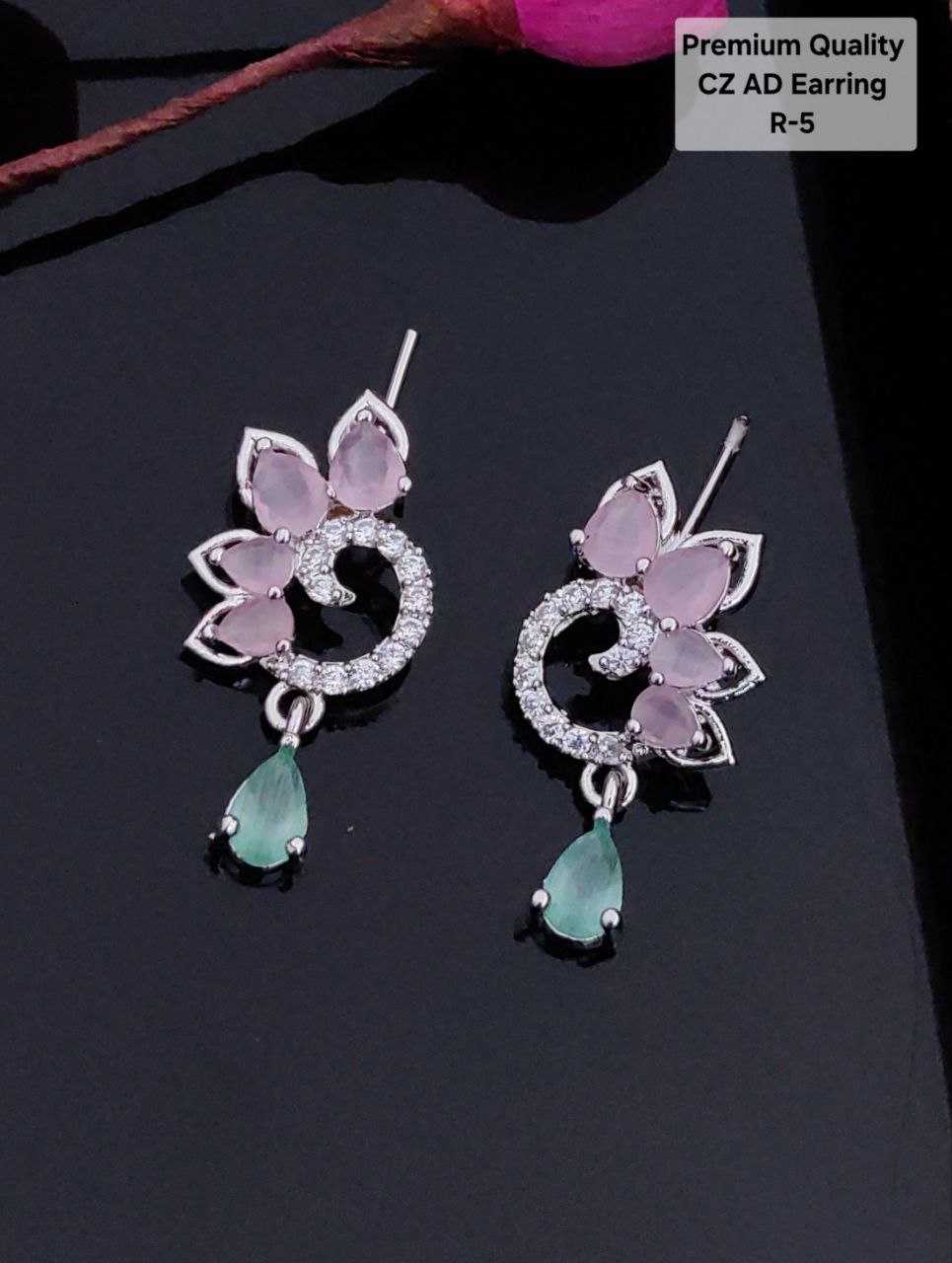 Ynf Brass KESH193 Womens Jewellery Wholesale Fancy Earrings AD Diamond Earring Artificial Earring Manufacturer