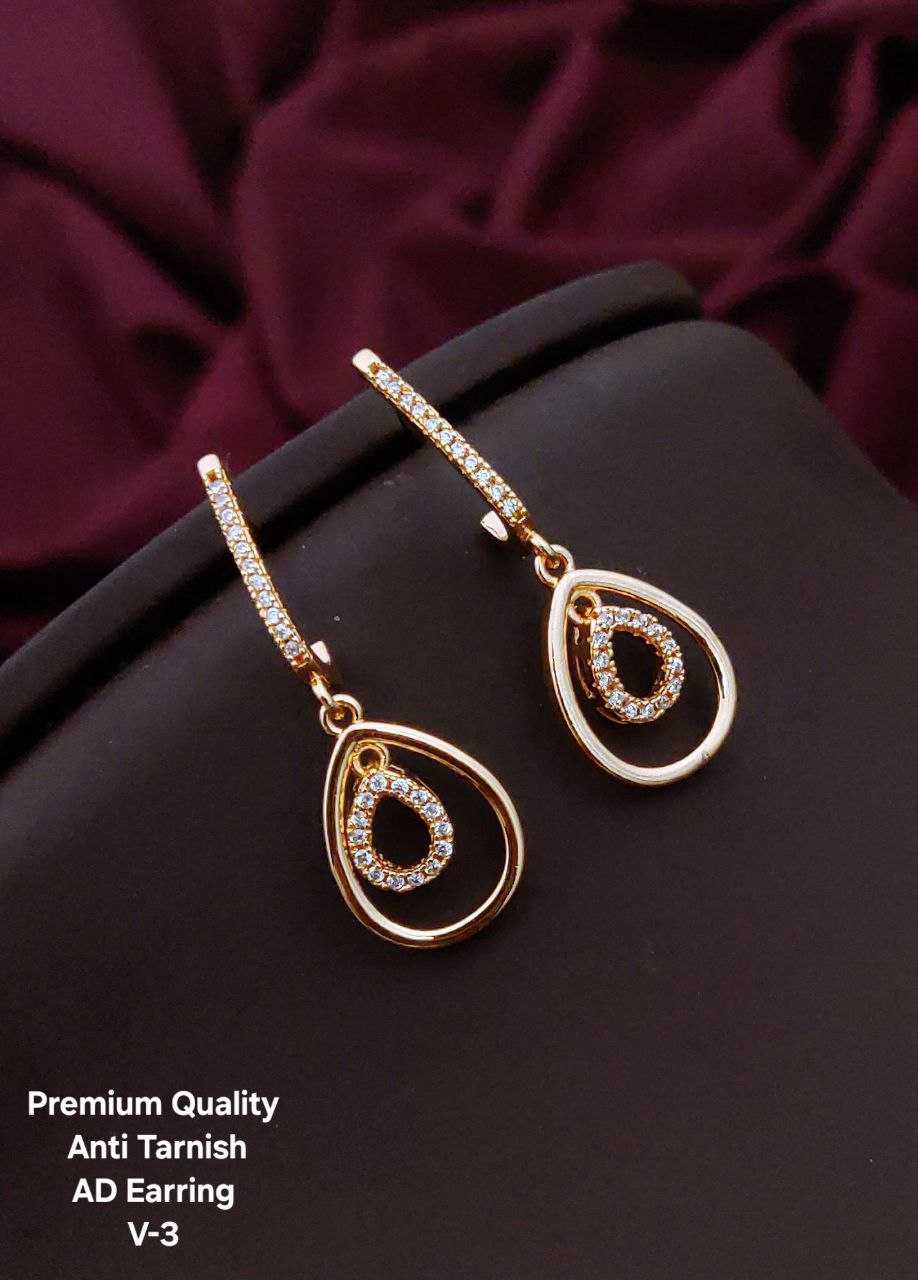 Ynf Brass KESH193 Womens Jewellery Wholesale Fancy Earrings AD Diamond Earring Artificial Earring Manufacturer