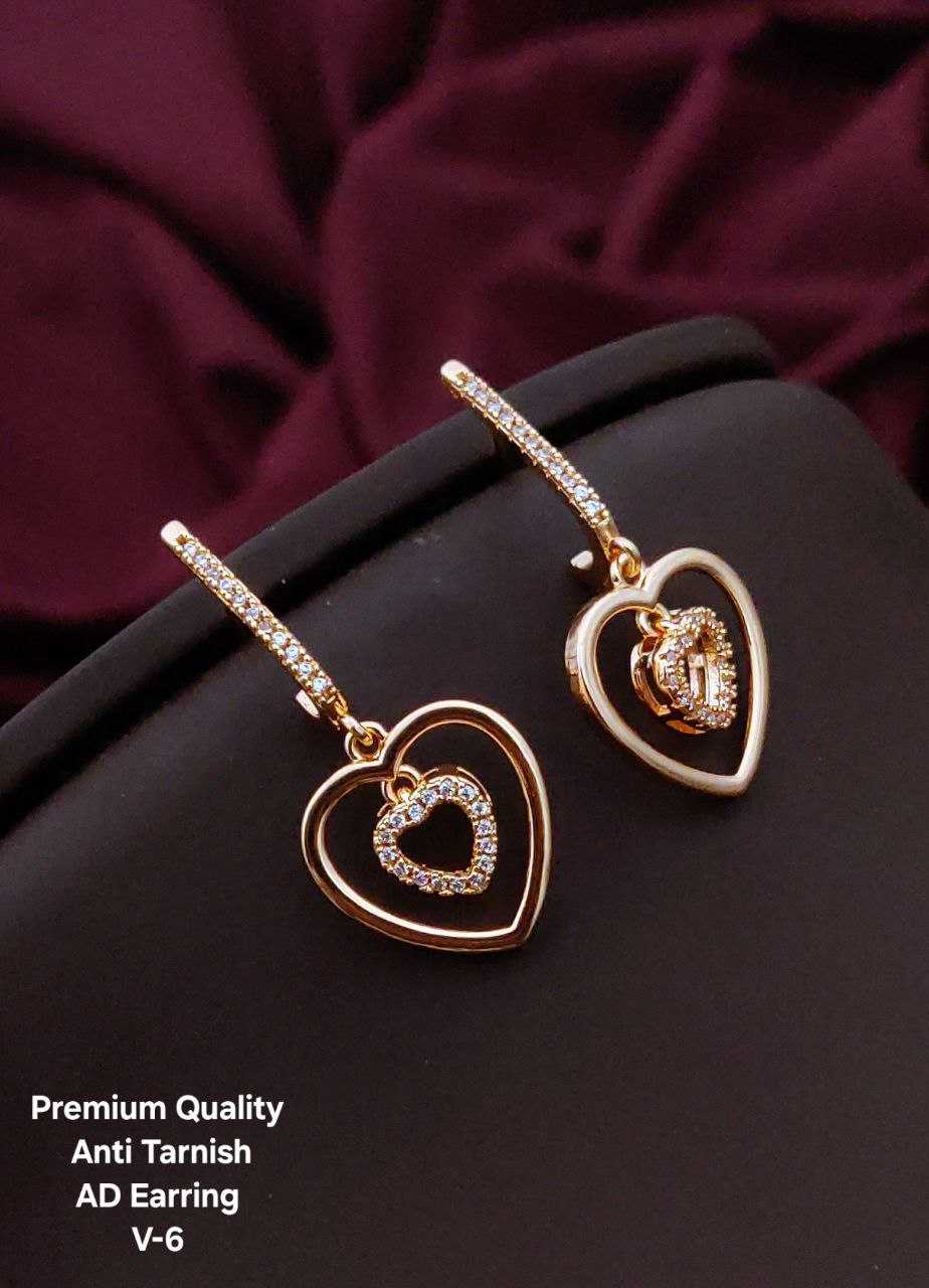 Ynf Brass KESH193 Womens Jewellery Wholesale Fancy Earrings AD Diamond Earring Artificial Earring Manufacturer
