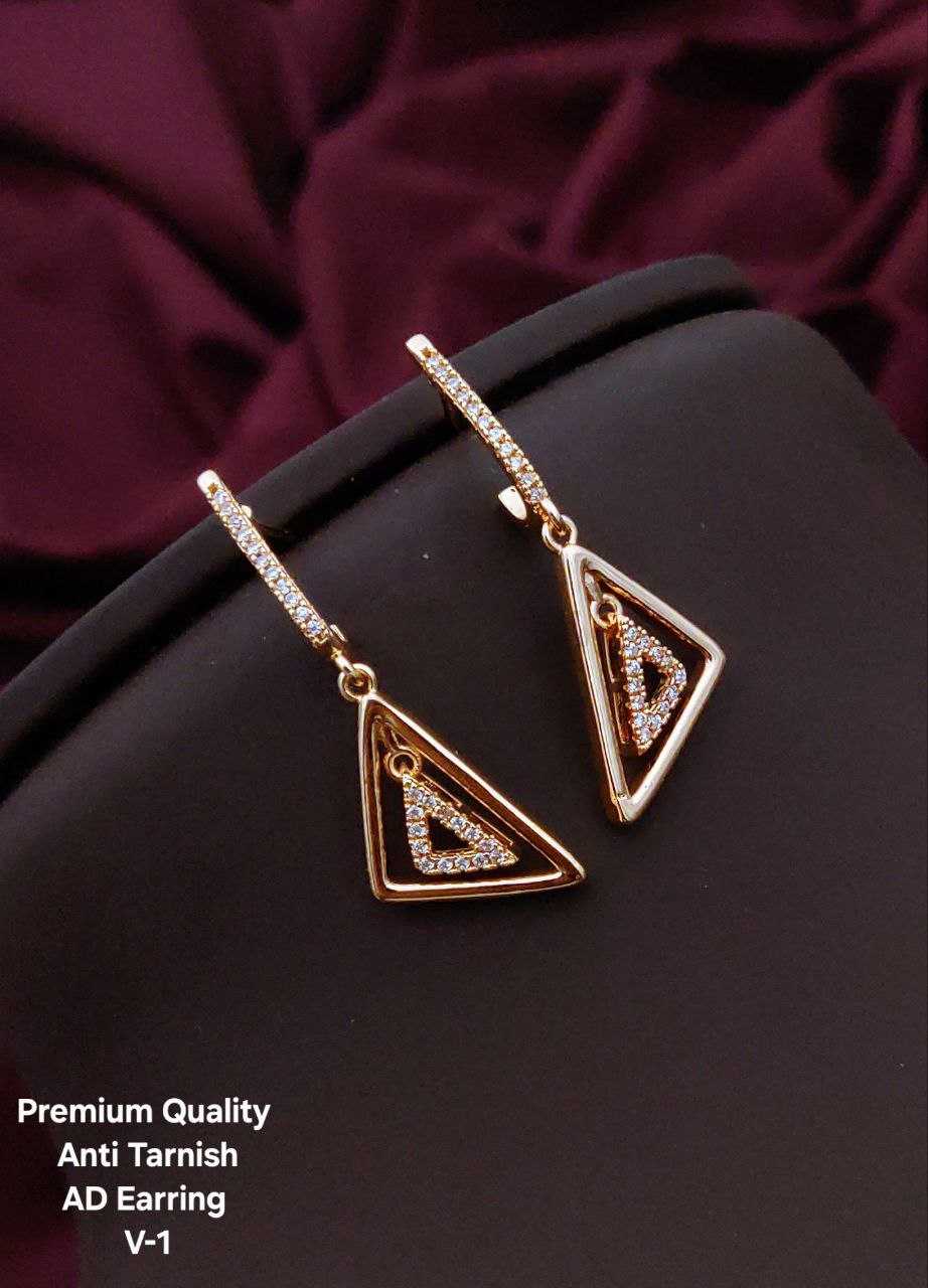 Ynf Brass KESH193 Womens Jewellery Wholesale Fancy Earrings AD Diamond Earring Artificial Earring Manufacturer