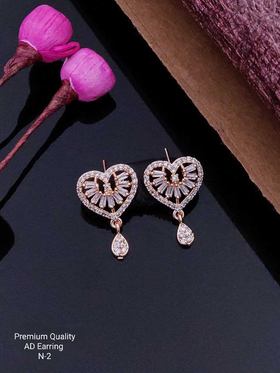 Ynf Brass KESH193 Womens Jewellery Wholesale Fancy Earrings AD Diamond Earring Artificial Earring Manufacturer
