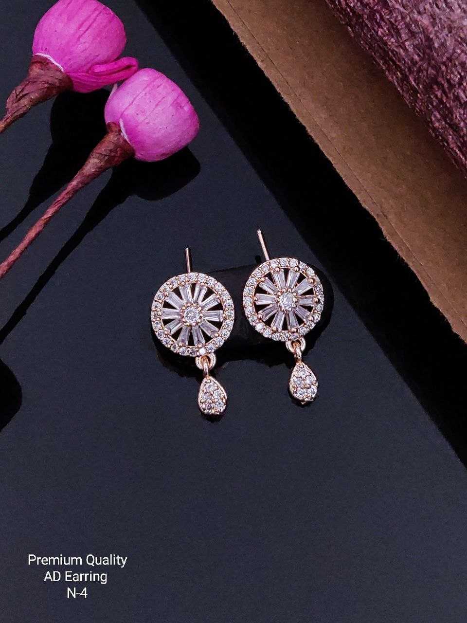 Ynf Brass KESH193 Womens Jewellery Wholesale Fancy Earrings AD Diamond Earring Artificial Earring Manufacturer