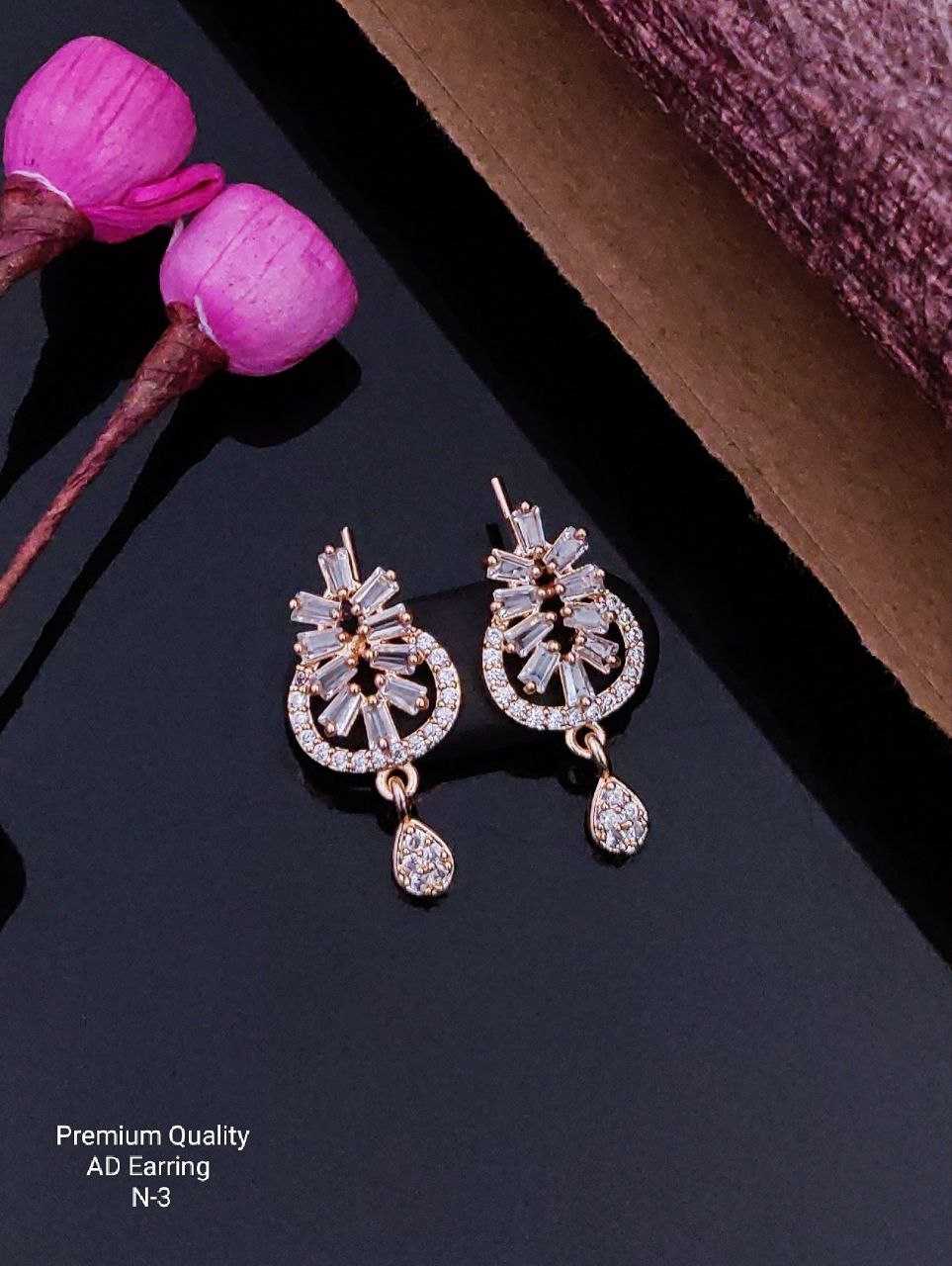 Ynf Brass KESH193 Womens Jewellery Wholesale Fancy Earrings AD Diamond Earring Artificial Earring Manufacturer