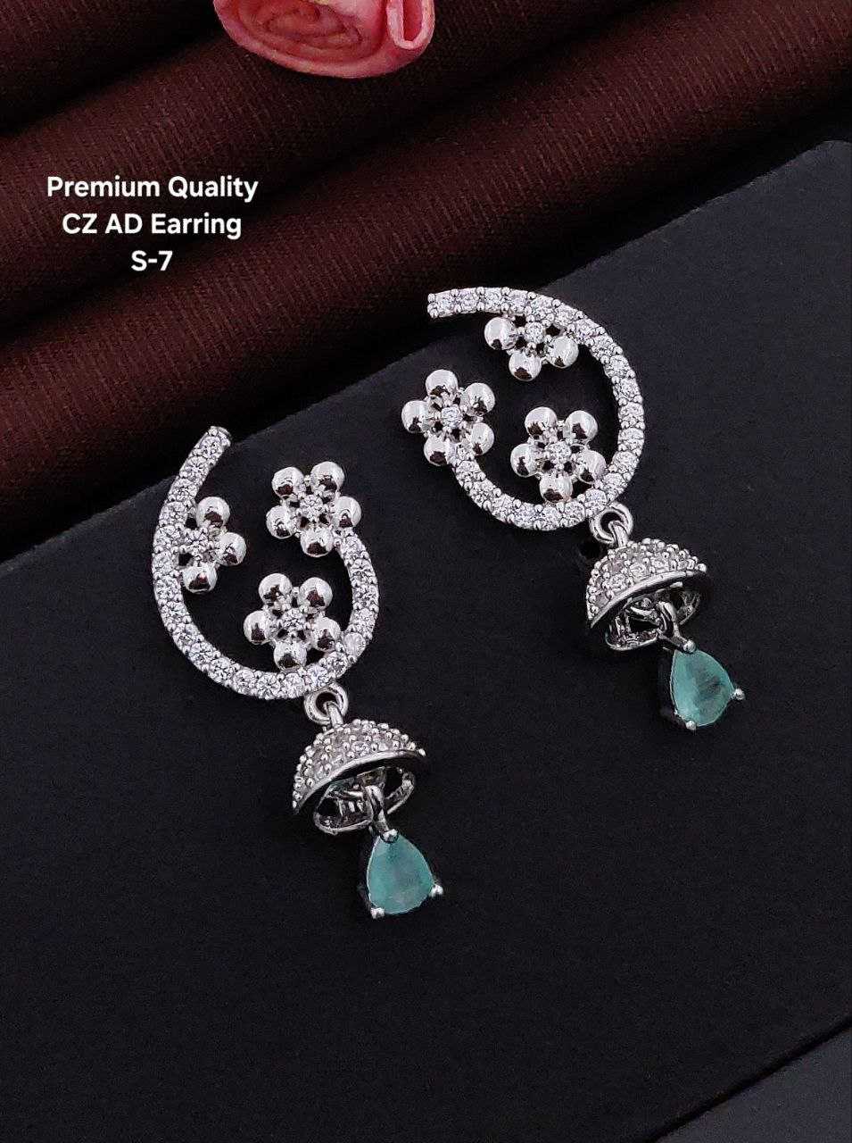 Ynf Brass KESH193 Womens Jewellery Wholesale Fancy Earrings AD Diamond Earring Artificial Earring Manufacturer