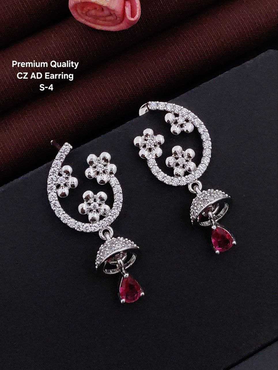 Ynf Brass KESH193 Womens Jewellery Wholesale Fancy Earrings AD Diamond Earring Artificial Earring Manufacturer