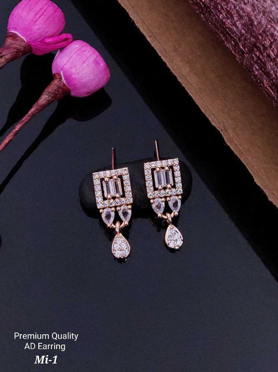 Ynf Brass KESH193 Womens Jewellery Wholesale Fancy Earrings AD Diamond Earring Earrings With Stones Manufacturer