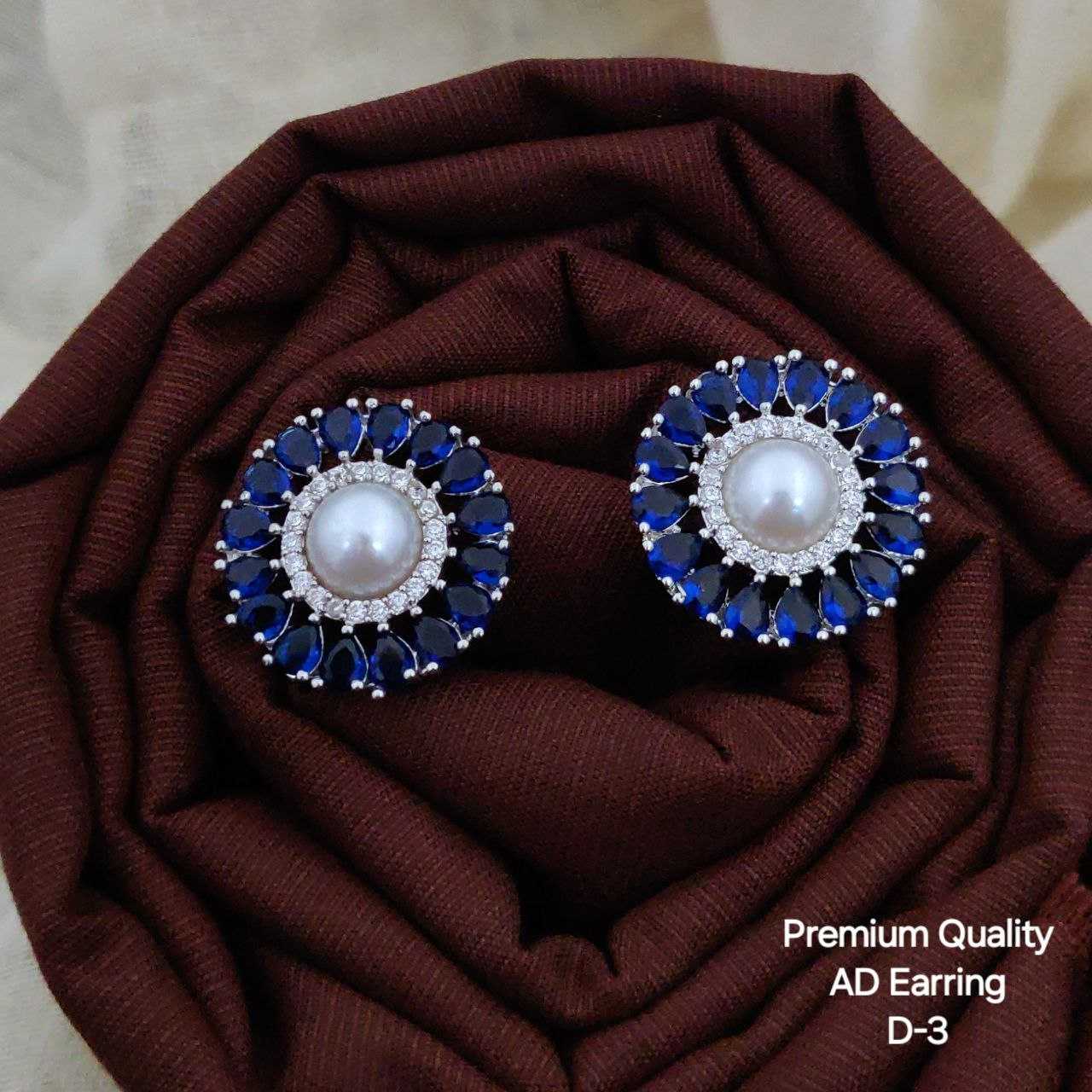 Ynf Brass KESH193 Womens Jewellery Wholesale Fancy Earrings AD Diamond Earring Manufacturer