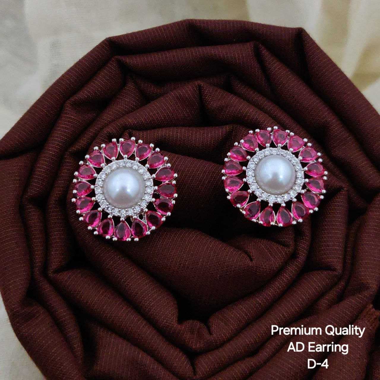 Ynf Brass KESH193 Womens Jewellery Wholesale Fancy Earrings AD Diamond Earring Manufacturer