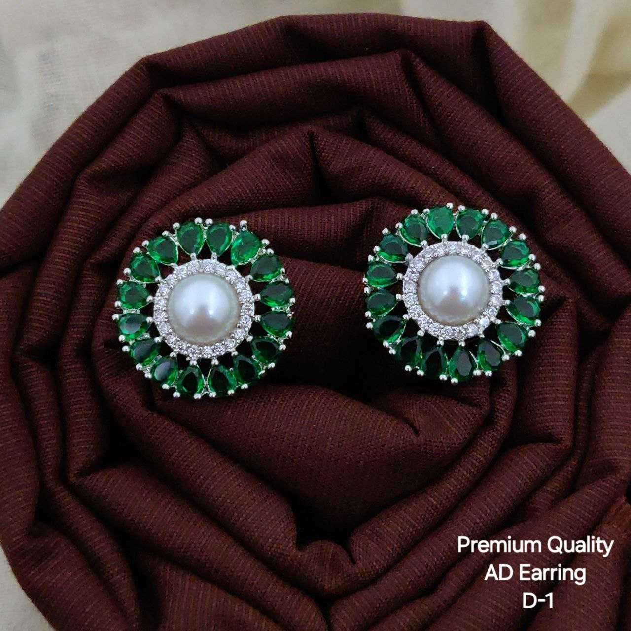 Ynf Brass KESH193 Womens Jewellery Wholesale Fancy Earrings AD Diamond Earring Manufacturer