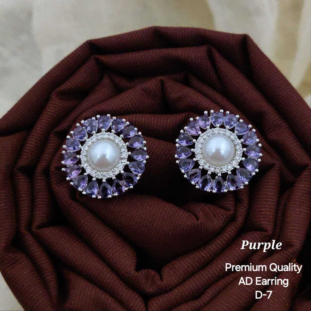 Ynf Brass KESH193 Womens Jewellery Wholesale Fancy Earrings AD Diamond Earring Manufacturer