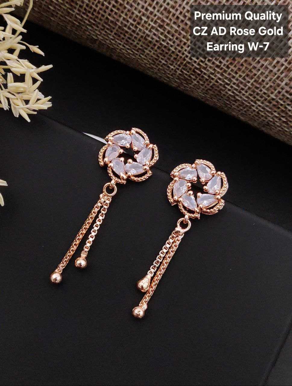 Ynf Brass KESH193 Womens Jewellery Wholesale Fancy Earrings AD Diamond Earring Party Wear Jewelry Manufacturer
