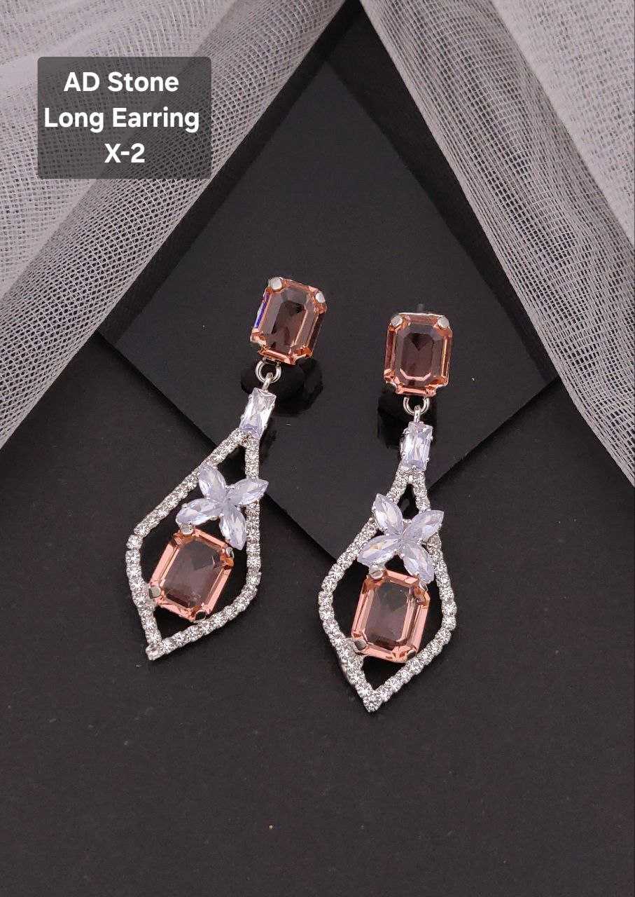 Ynf Brass KESH483 Womens Jewellery Wholesale Fancy Earrings AD Diamond Earring Artificial Earring Manufacturer