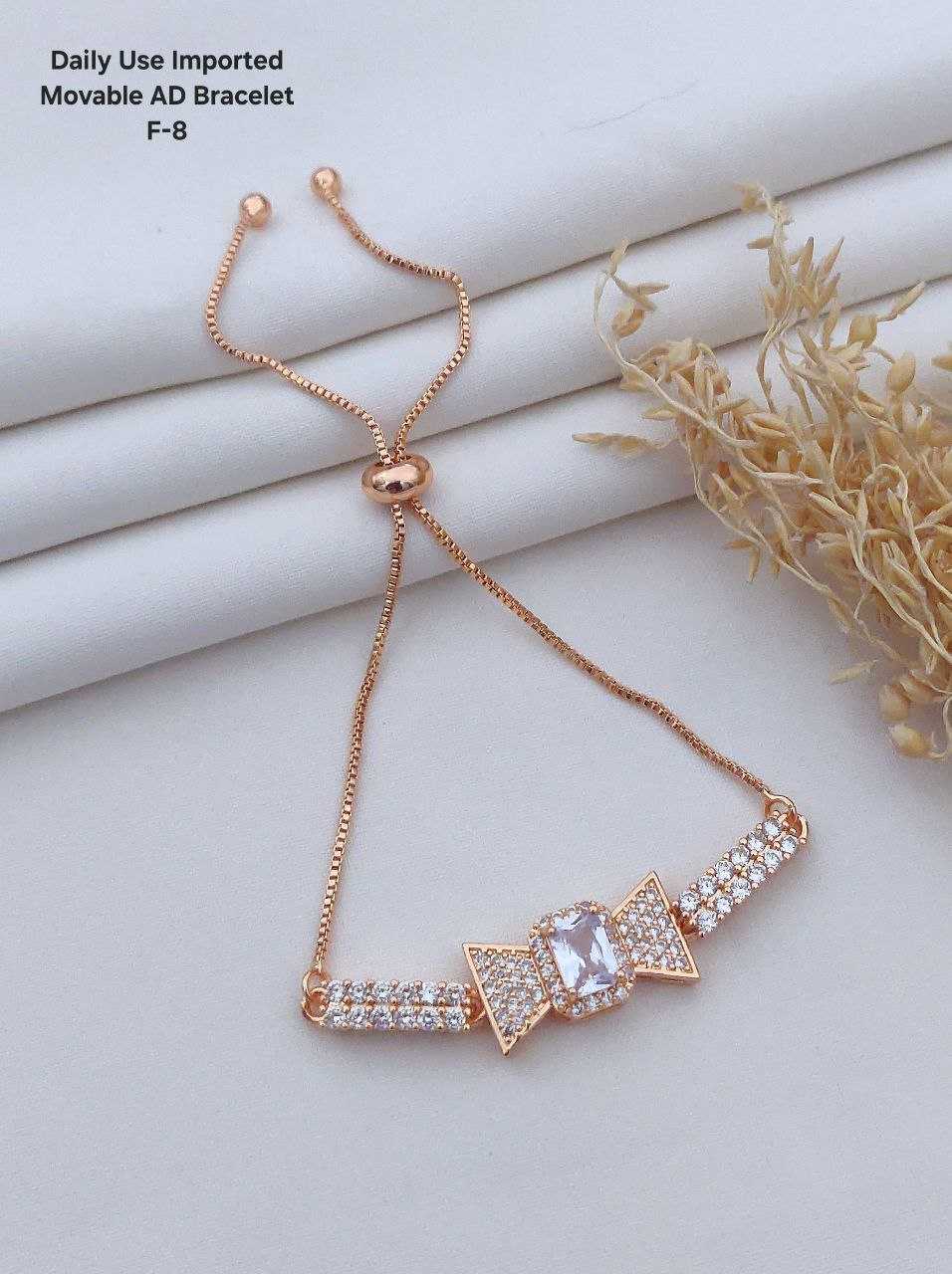 Ynf Brass Womens Jewellery Wholesale AD Diamond Bracelet Brass Gold Bangles Fashion Bracelets Manufacturer