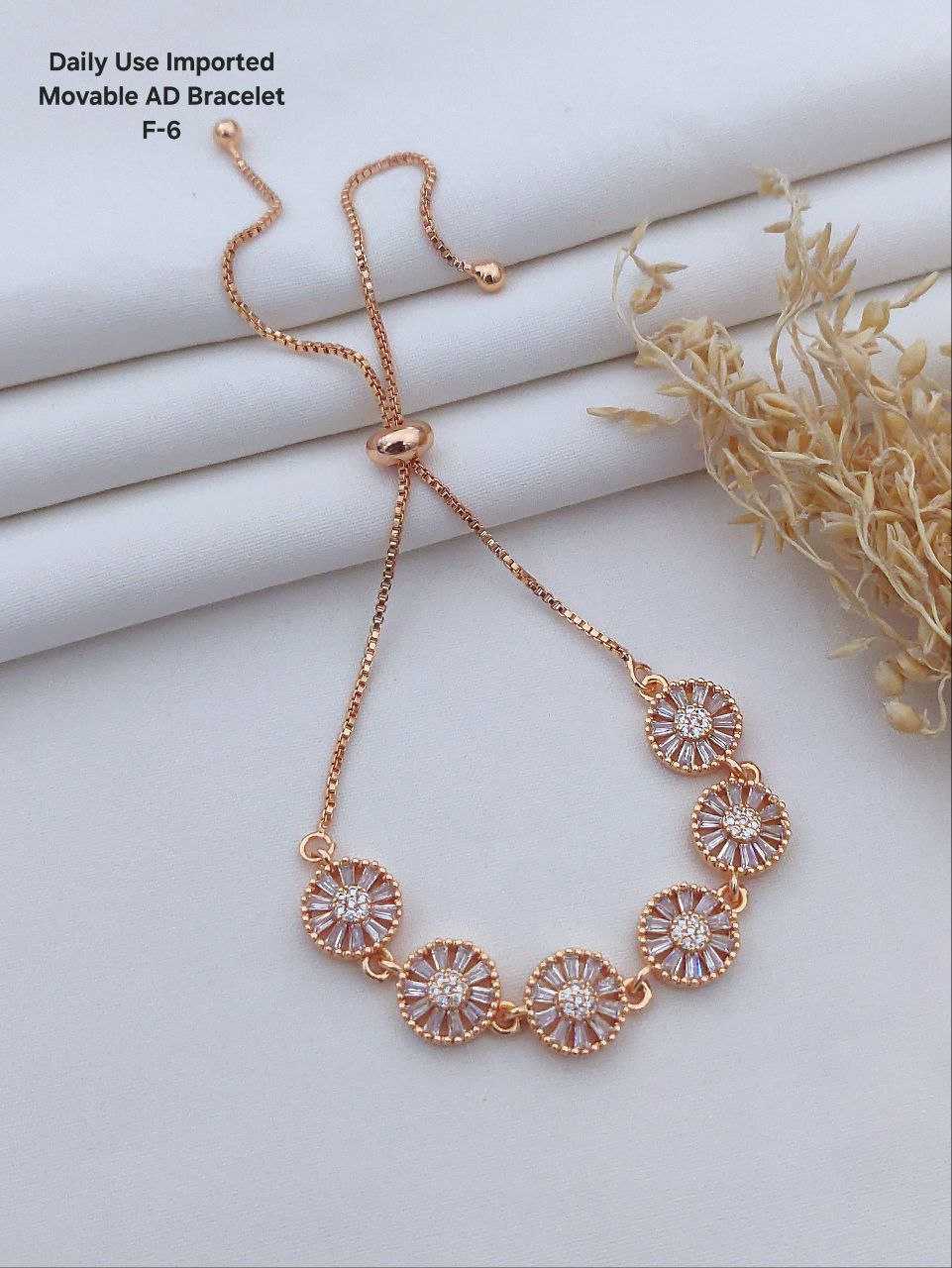 Ynf Brass Womens Jewellery Wholesale AD Diamond Bracelet Brass Gold Bangles Fashion Bracelets Manufacturer