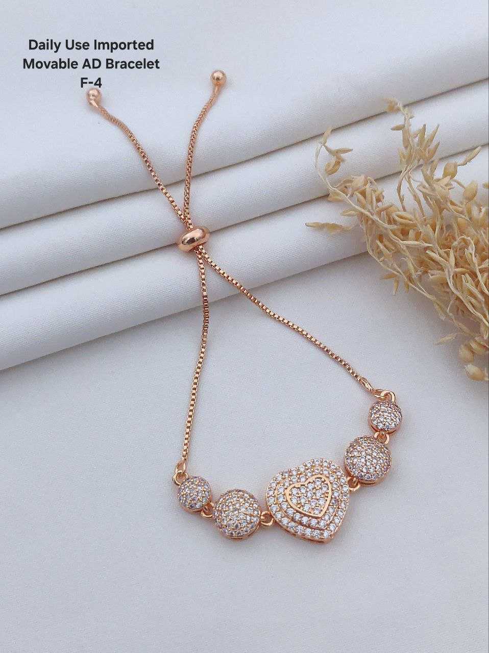 Ynf Brass Womens Jewellery Wholesale AD Diamond Bracelet Brass Gold Bangles Fashion Bracelets Manufacturer