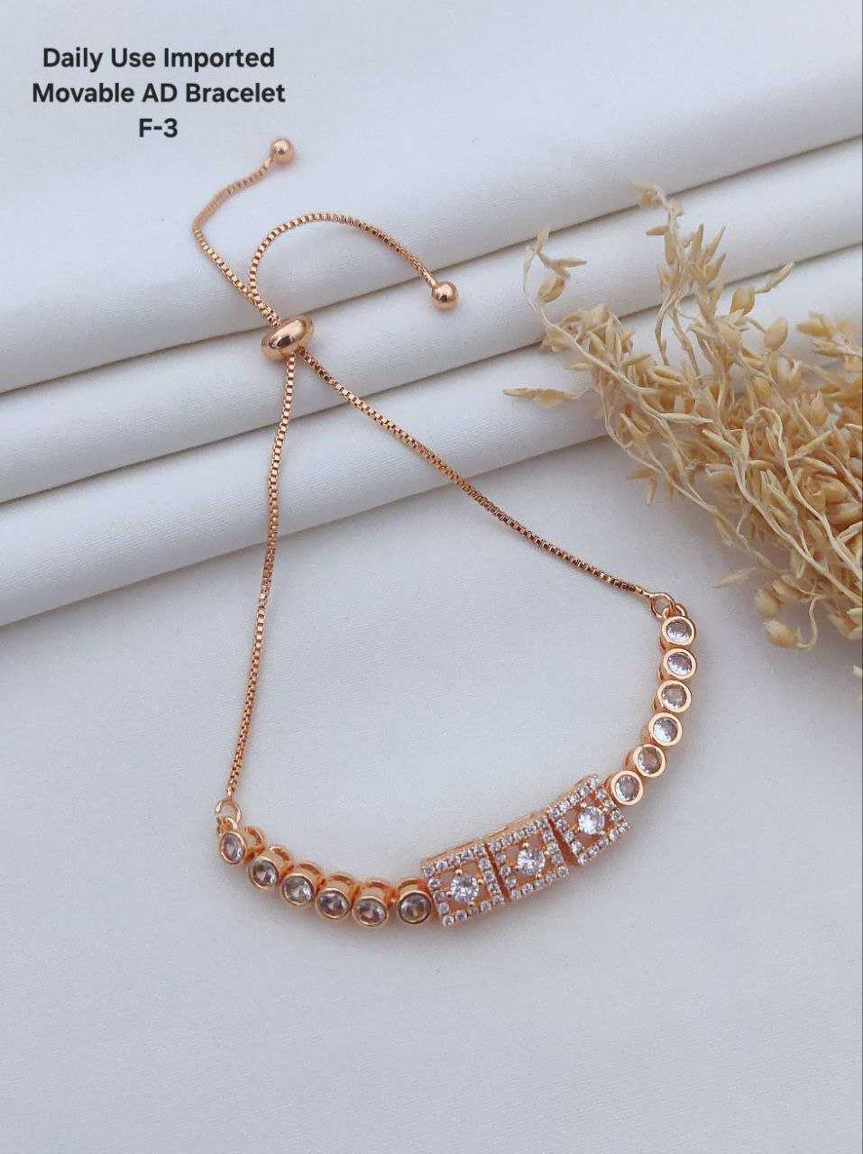 Ynf Brass Womens Jewellery Wholesale AD Diamond Bracelet Brass Gold Bangles Fashion Bracelets Manufacturer