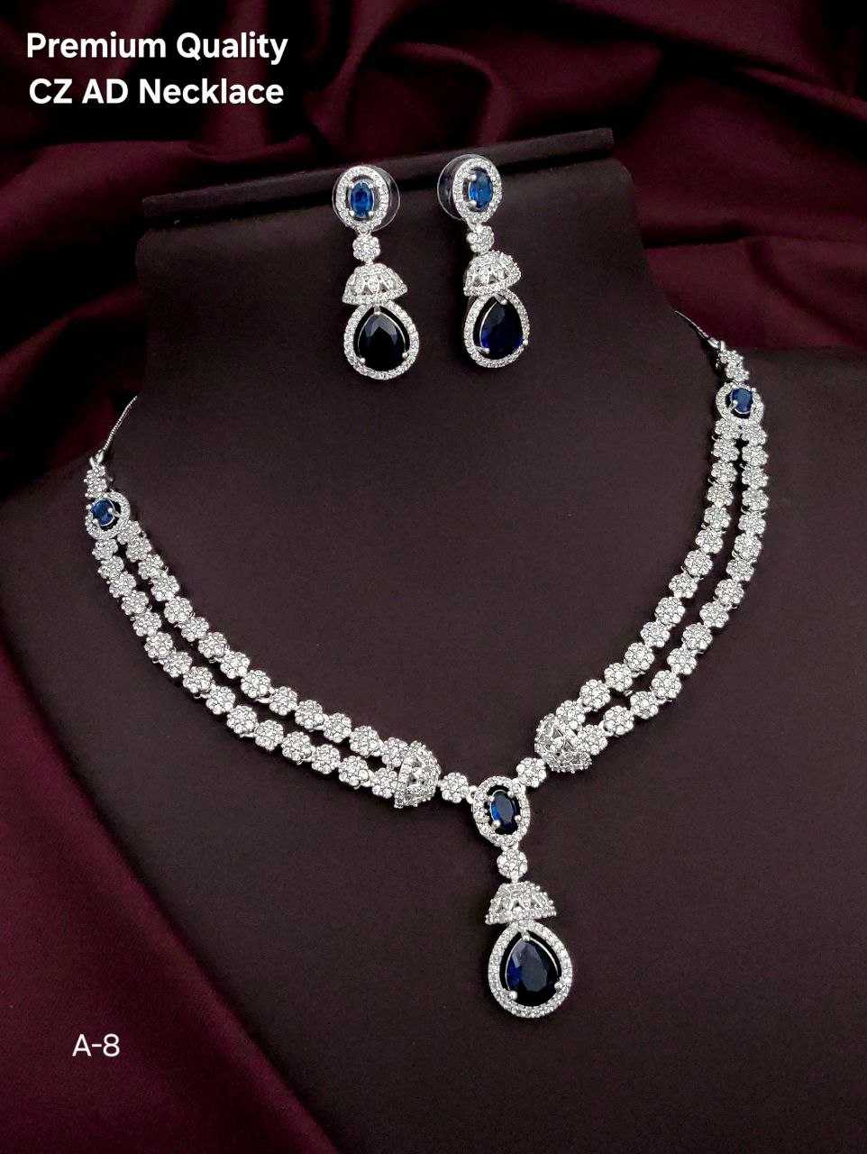 Ynf Brass Womens Jewellery Wholesale AD Diamond Necklace Necklaces Set Fashion Necklace Manufacturer