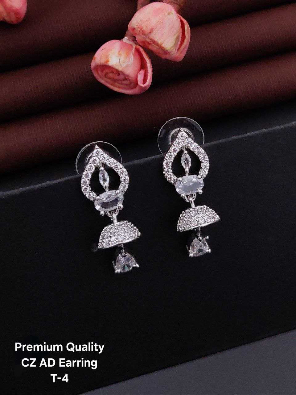 Ynf Brass Womens Jewellery Wholesale Fancy Earrings AD Diamond Earring Artificial Earring Manufacturer