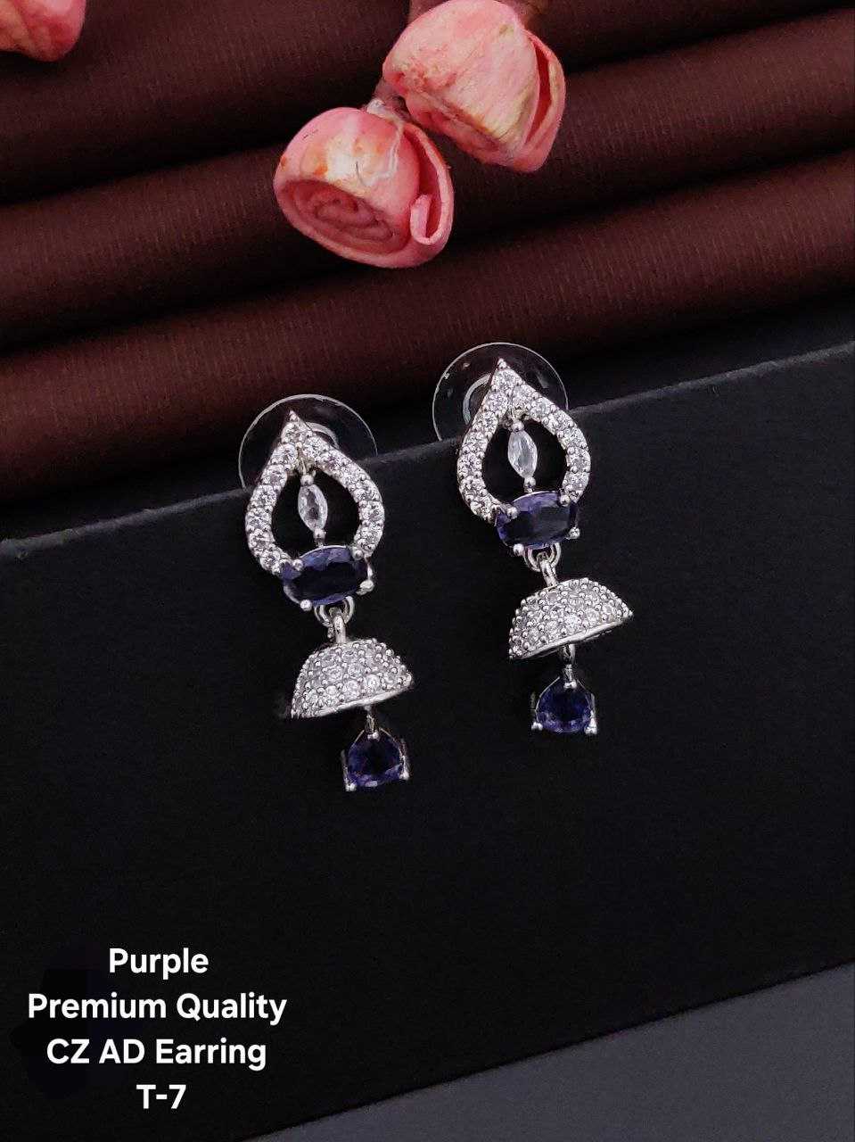 Ynf Brass Womens Jewellery Wholesale Fancy Earrings AD Diamond Earring Artificial Earring Manufacturer