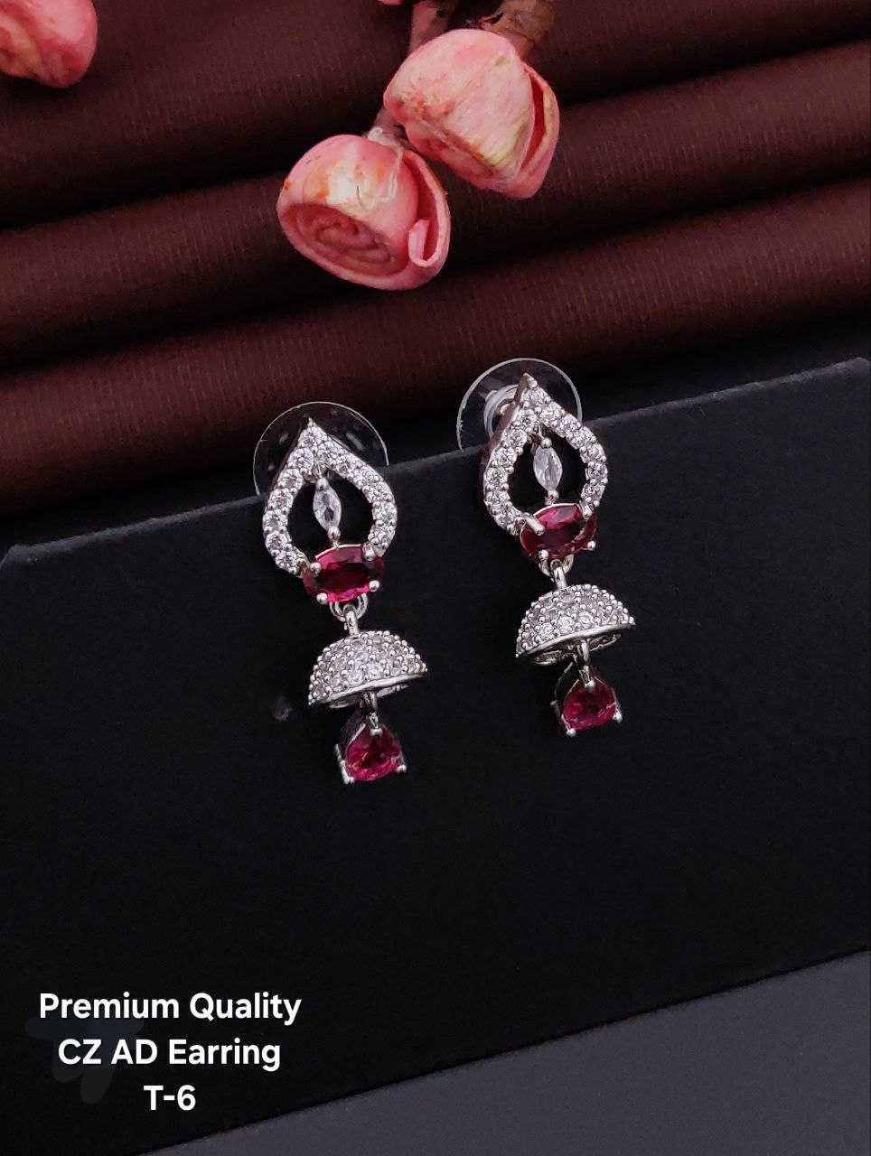 Ynf Brass Womens Jewellery Wholesale Fancy Earrings AD Diamond Earring Artificial Earring Manufacturer