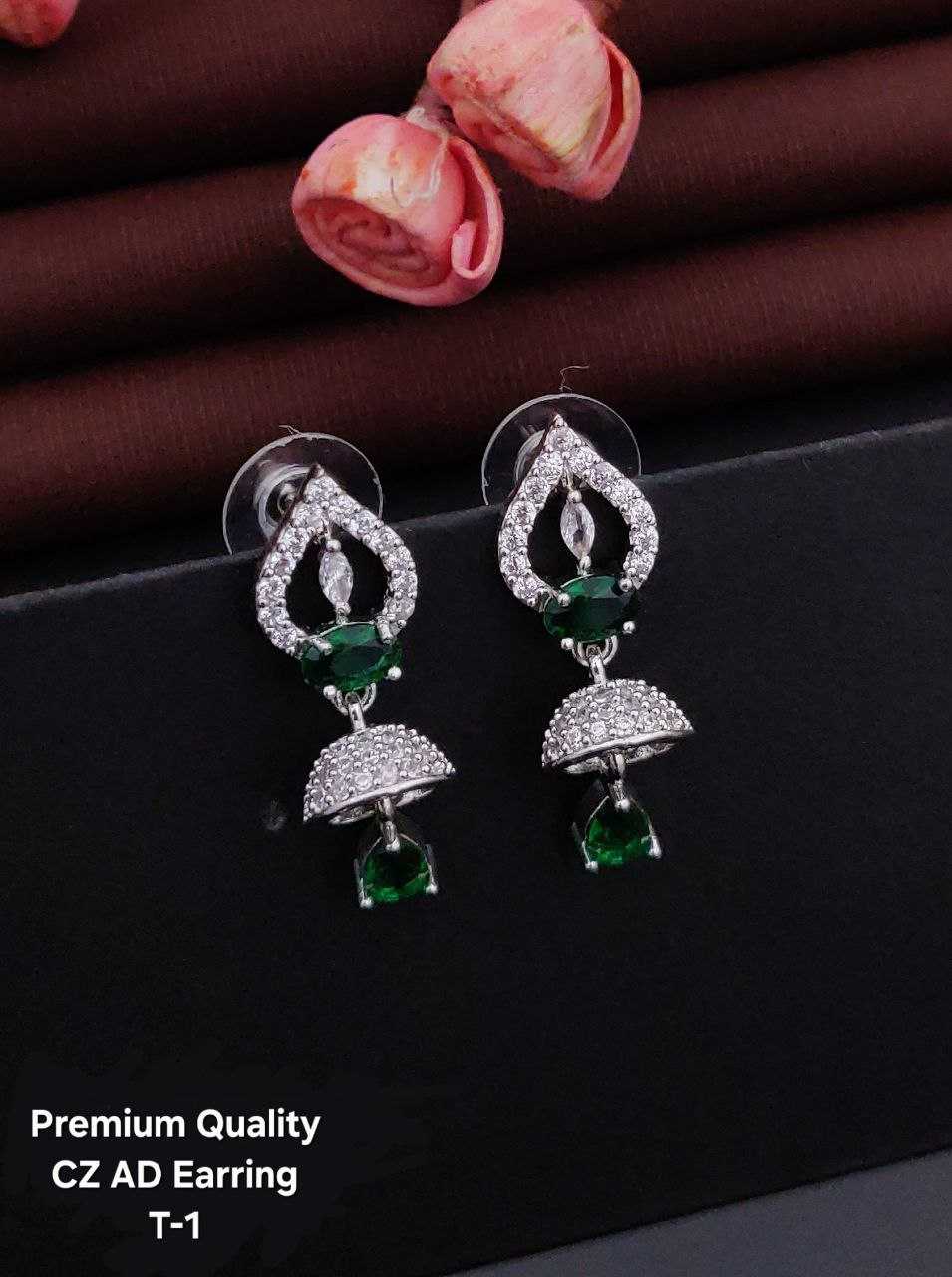 Ynf Brass Womens Jewellery Wholesale Fancy Earrings AD Diamond Earring Artificial Earring Manufacturer