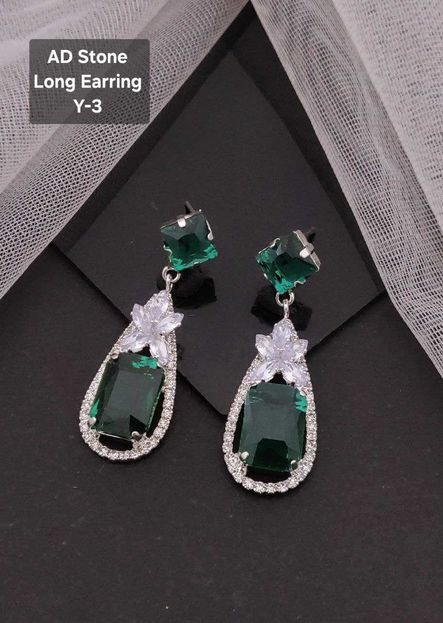 Ynf Brass Womens Jewellery Wholesale Fancy Earrings AD Diamond Earring Artificial Earring Manufacturer