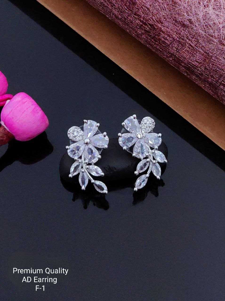 Ynf Brass Womens Jewellery Wholesale Fancy Earrings AD Diamond Earring Artificial Earring Manufacturer