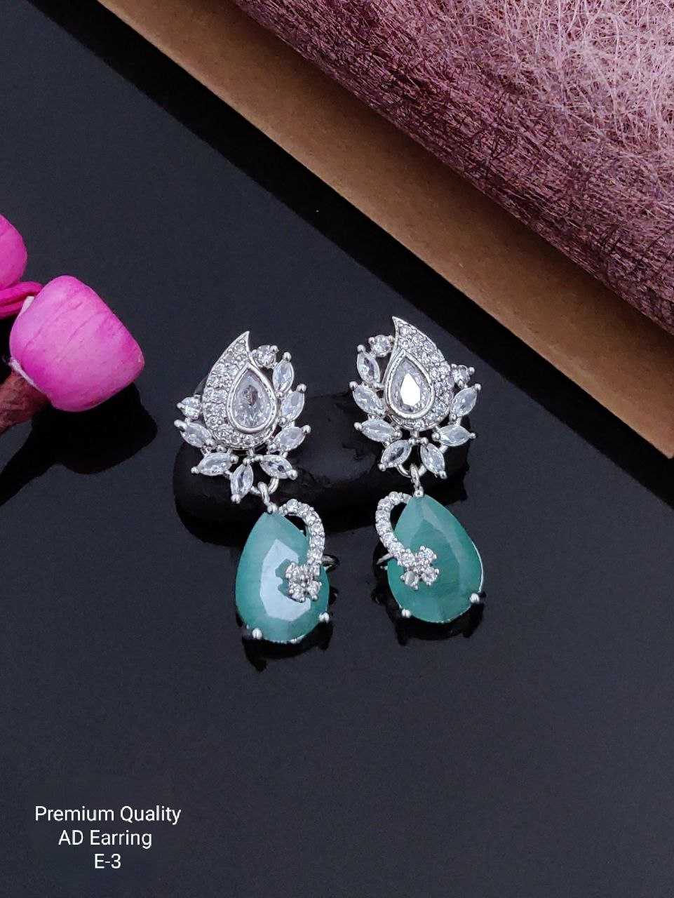 Ynf Brass Womens Jewellery Wholesale Fancy Earrings AD Diamond Earring Earrings With Stones Manufacturer