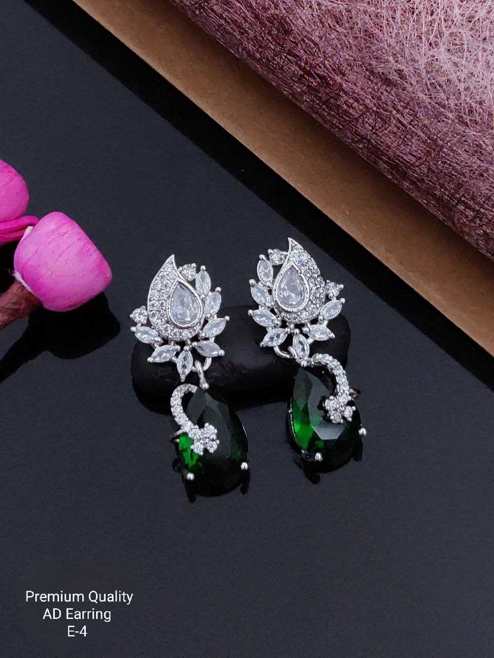 Ynf Brass Womens Jewellery Wholesale Fancy Earrings AD Diamond Earring Earrings With Stones Manufacturer