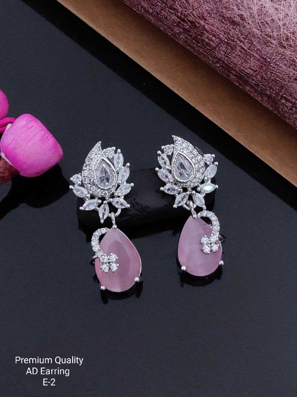 Ynf Brass Womens Jewellery Wholesale Fancy Earrings AD Diamond Earring Earrings With Stones Manufacturer