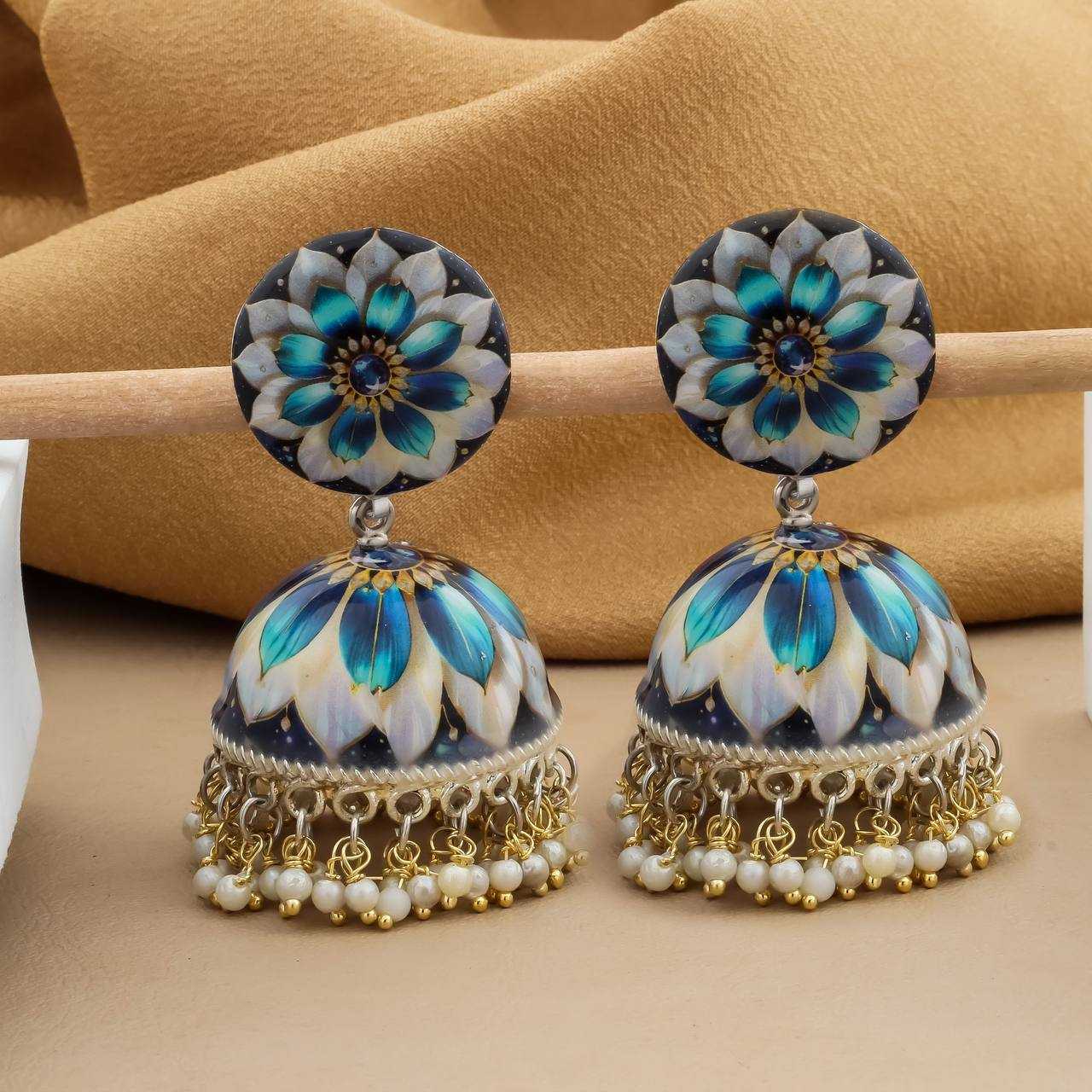 Ynf Brass Womens Jewellery Wholesale Fancy Earrings Artificial Earring Jhumka Earrings Manufacturer