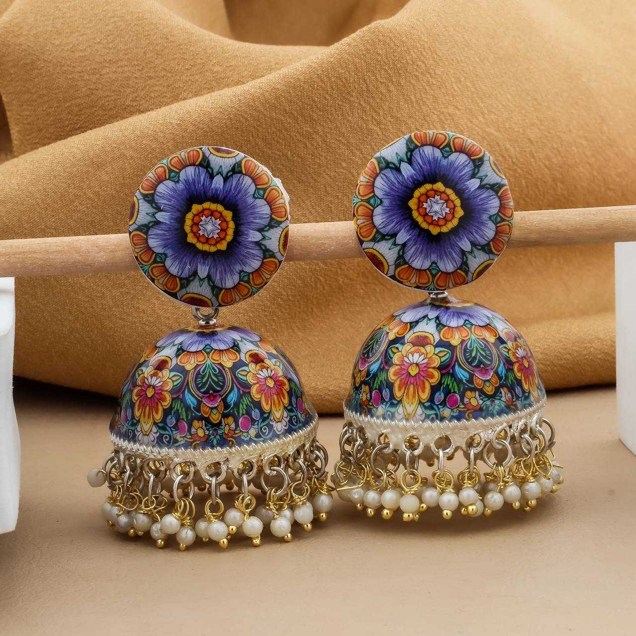 Ynf Brass Womens Jewellery Wholesale Fancy Earrings Artificial Earring Jhumka Earrings Manufacturer