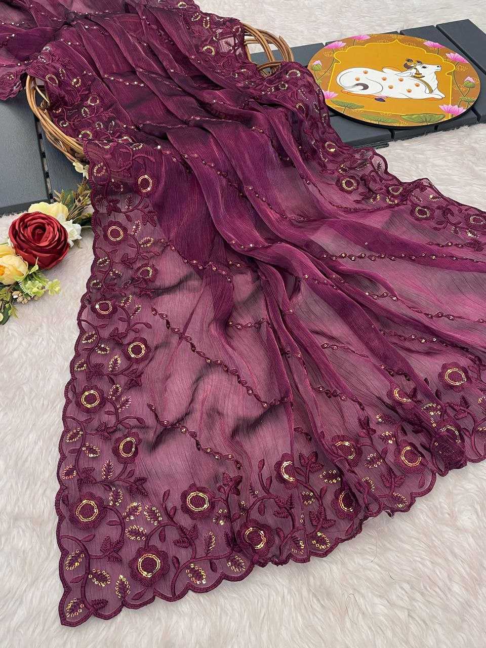 Ynf Burberry Silk KESH486 659 Silk Sarees Wedding Collections Festive Collections Wholesale Party Wear Silk Sarees Designer Silk Sarees Silk Sarees With Blouse Manufacturer